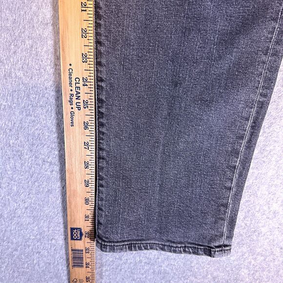 Gap Mens Jeans Black Size 38x34 (38x32) Straight Denim - Picture 5 of 12